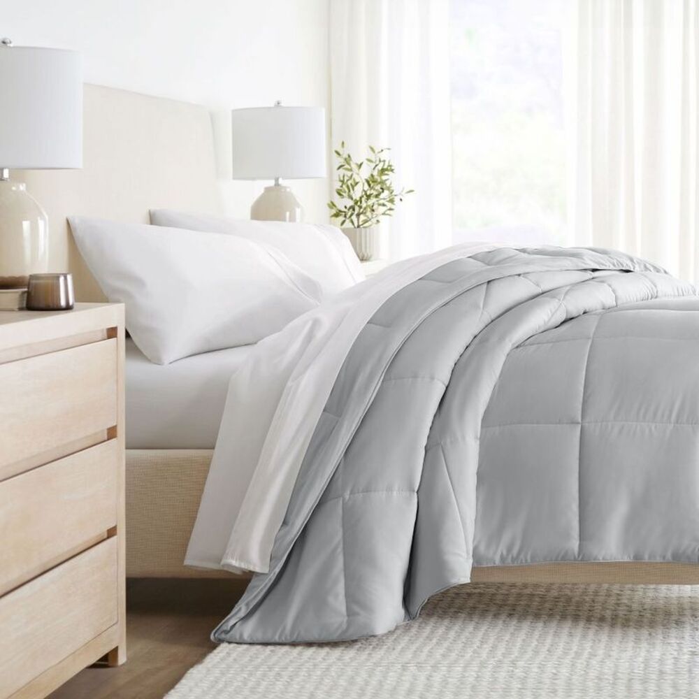 Becky Cameron - All Season Comforter Down Alternative Filling - Be Light Gray